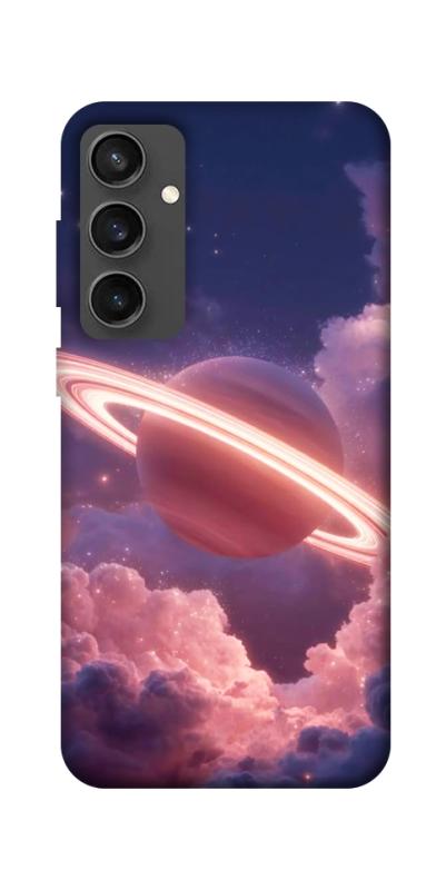 Чехол itsPrint Pink Saturn для Samsung Galaxy S24 FE, космос, купить оптом с доставкой