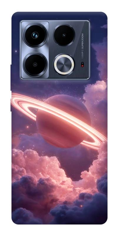 Чехол itsPrint Pink Saturn для Infinix Note 40 4G, космос, купить оптом с доставкой