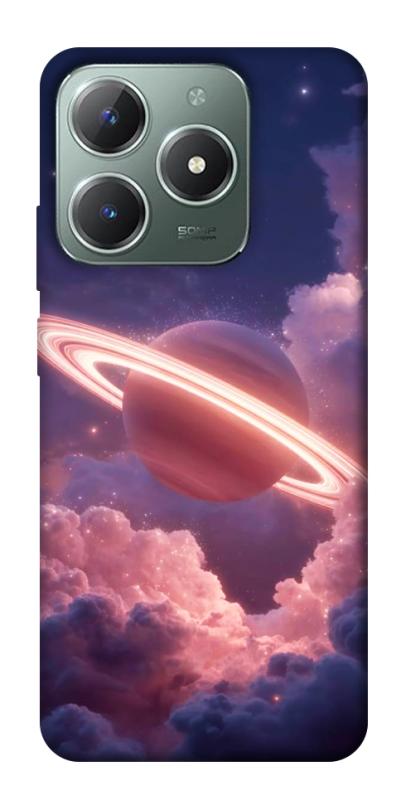 Чехол itsPrint Pink Saturn для Realme C61 4G, космос, купить оптом с доставкой