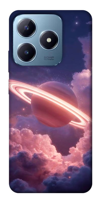 Чехол itsPrint Pink Saturn для Realme C63 4G, космос, купить оптом с доставкой