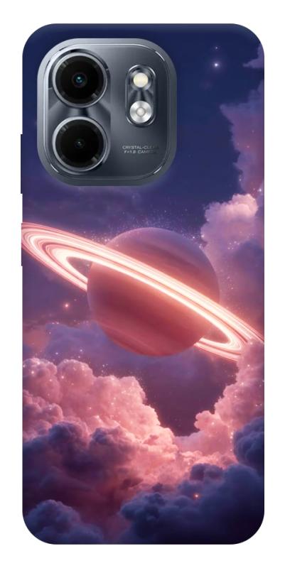 Чехол itsPrint Pink Saturn для Infinix Smart 9 4G / Hot 50i, космос, купить оптом с доставкой