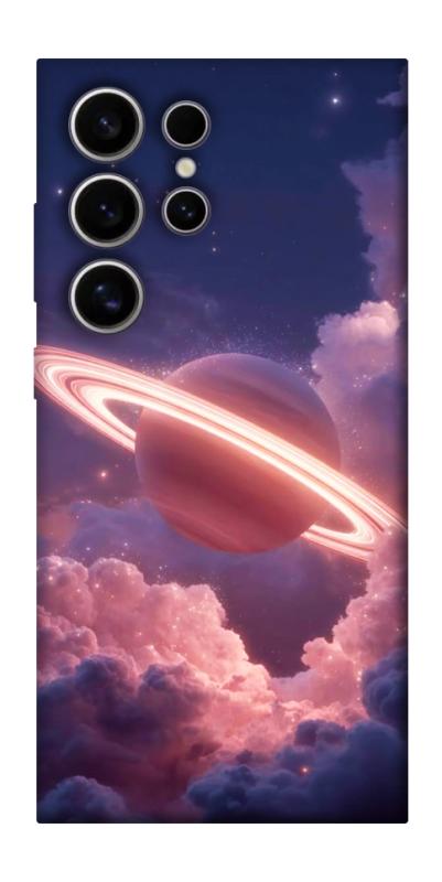 Чехол itsPrint Pink Saturn для Samsung Galaxy S25 Ultra, космос, купить оптом с доставкой