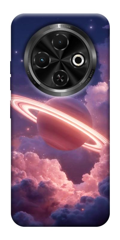 Чохол itsPrint Pink Saturn для TECNO Spark 30C, космос, купити оптом з доставкою