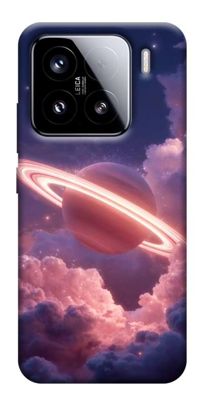 Чехол itsPrint Pink Saturn для Xiaomi 15, космос, купить оптом с доставкой