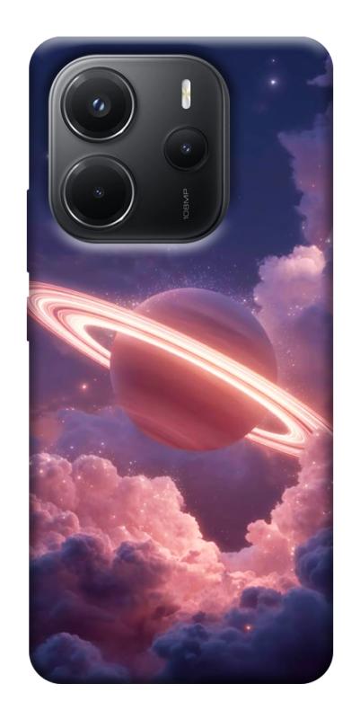 Чехол itsPrint Pink Saturn для Xiaomi Redmi Note 14 4G (Int. version), космос, купить оптом с доставкой