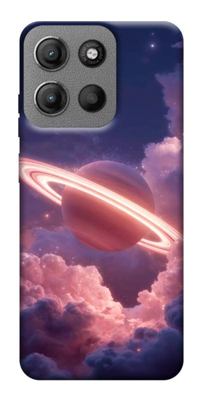 Чехол itsPrint Pink Saturn для Motorola Moto G15 4G, космос, купить оптом с доставкой