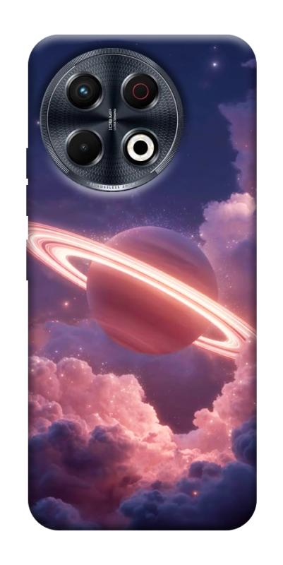 Чехол itsPrint Pink Saturn для TECNO Spark 30 Pro (KL7), космос, купить оптом с доставкой
