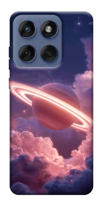Чехол itsPrint Pink Saturn для Motorola Edge 60 Fusion, космос, купить оптом с доставкой