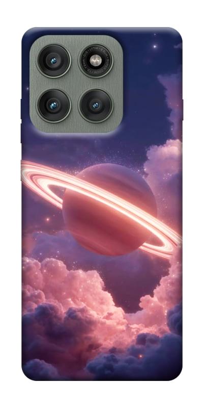 Чехол itsPrint Pink Saturn для Motorola Edge 60 Pro, космос, купить оптом с доставкой