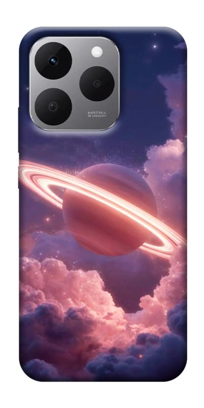 Чехол itsPrint Pink Saturn для Realme 15T, космос, купить оптом с доставкой