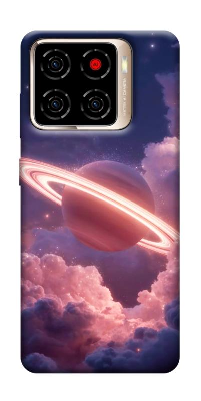 Чехол itsPrint Pink Saturn для ZTE Blade A56, космос, купить оптом с доставкой