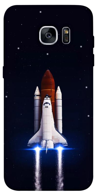 Чехол itsPrint Rocket launch для Samsung G935F Galaxy S7 Edge, космос, купить оптом с доставкой