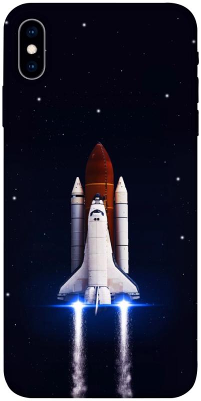Чехол itsPrint Rocket launch для Apple iPhone X (5.8"), космос, купить оптом с доставкой