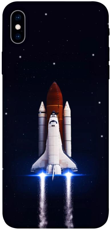 Чехол itsPrint Rocket launch для Apple iPhone XS Max (6.5"), космос, купить оптом с доставкой
