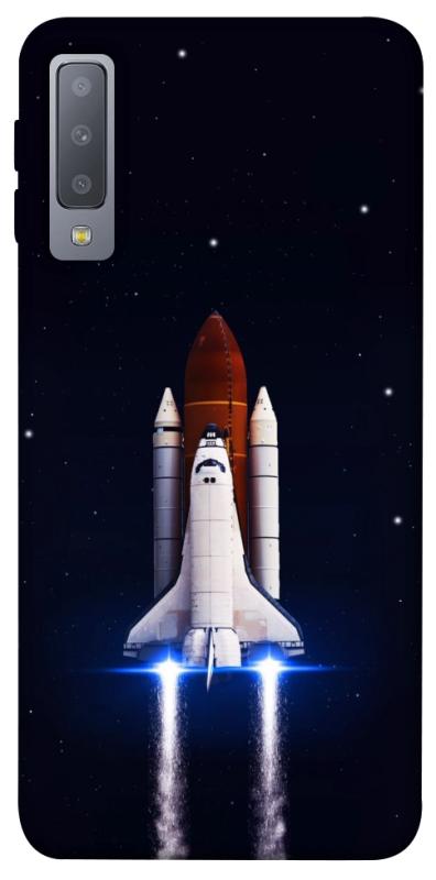Чехол itsPrint Rocket launch для Samsung A750 Galaxy A7 (2018), космос, купить оптом с доставкой