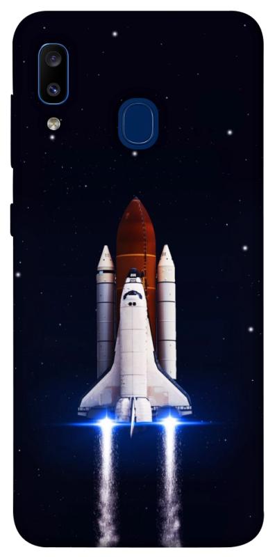Чехол itsPrint Rocket launch для Samsung Galaxy A20 / A30, космос, купить оптом с доставкой