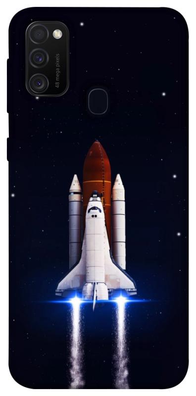 Чехол itsPrint Rocket launch для Samsung Galaxy M30s / M21, космос, купить оптом с доставкой