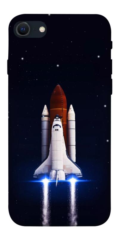 Чехол itsPrint Rocket launch для Apple iPhone SE (2020), космос, купить оптом с доставкой