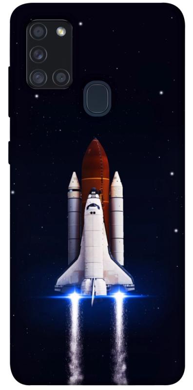 Чехол itsPrint Rocket launch для Samsung Galaxy A21s, космос, купить оптом с доставкой