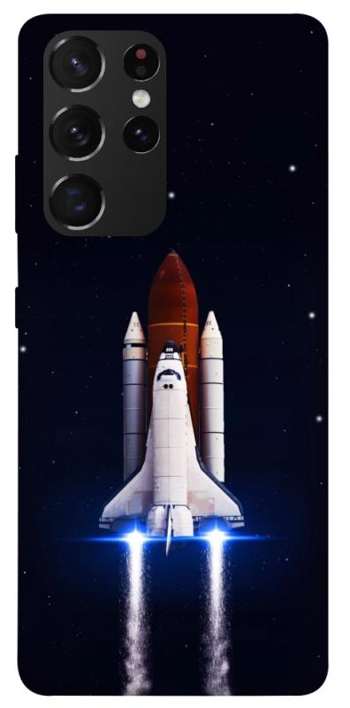 Чехол itsPrint Rocket launch для Samsung Galaxy S21 Ultra, космос, купить оптом с доставкой