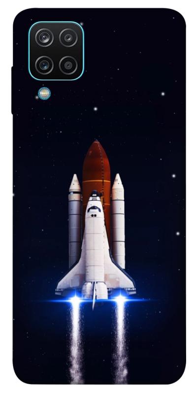Чехол itsPrint Rocket launch для Samsung Galaxy A12, космос, купить оптом с доставкой
