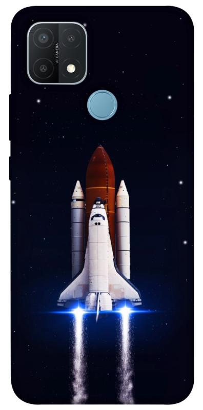 Чехол itsPrint Rocket launch для Oppo A15s / A15, космос, купить оптом с доставкой