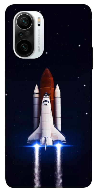 Чехол itsPrint Rocket launch для Xiaomi Redmi K40 / K40 Pro / K40 Pro+ / Poco F3, космос, купить оптом с доставкой
