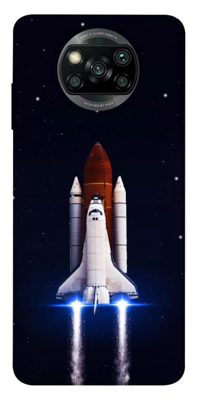 Чехол itsPrint Rocket launch для Xiaomi Poco X3 NFC / Poco X3 Pro, космос, купить оптом с доставкой