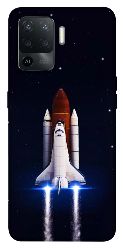 Чехол itsPrint Rocket launch для Oppo Reno 5 Lite, космос, купить оптом с доставкой