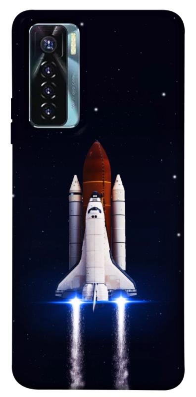 Чехол itsPrint Rocket launch для TECNO Camon 17 Pro, космос, купить оптом с доставкой