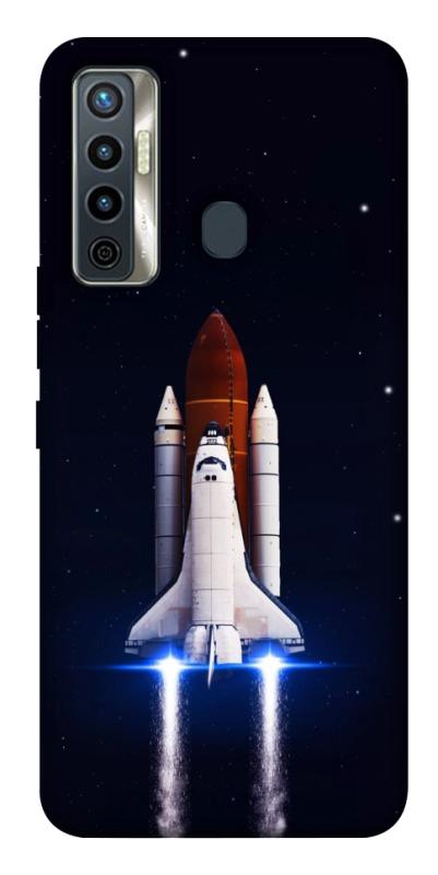 Чехол itsPrint Rocket launch для TECNO Camon 17 Pro, космос, купить оптом с доставкой