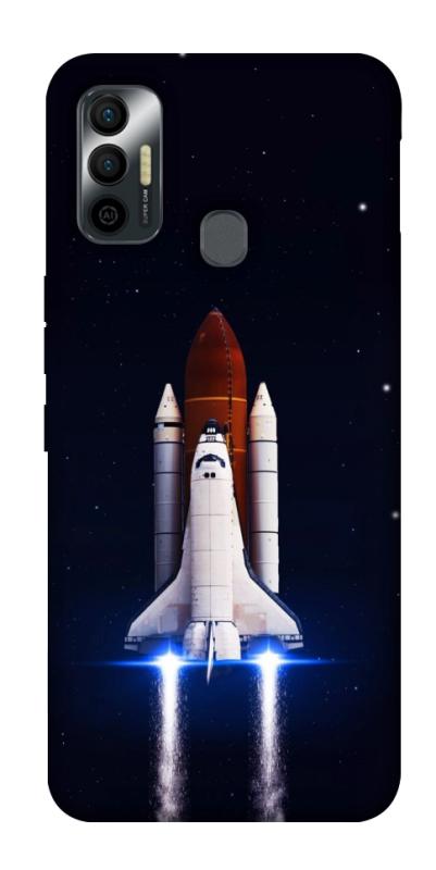 Чохол itsPrint Rocket launch для TECNO Spark 7, космос, купити оптом з доставкою