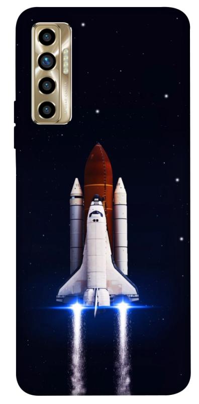 Чехол itsPrint Rocket launch для TECNO Camon 17P, космос, купить оптом с доставкой