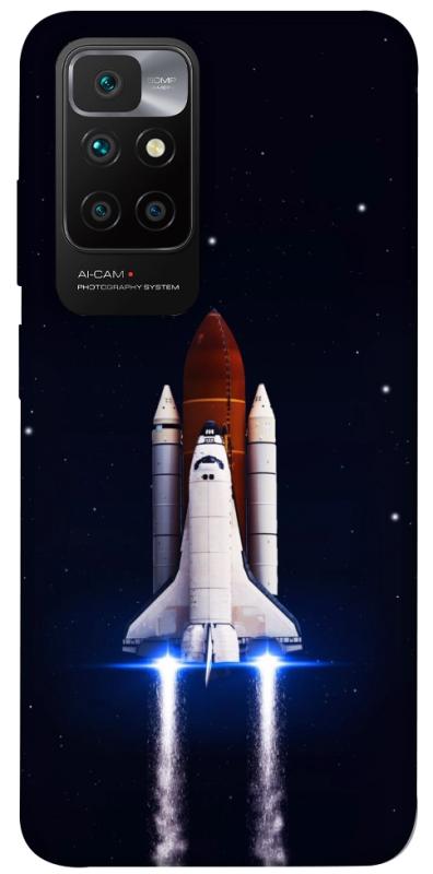 Чехол itsPrint Rocket launch для Xiaomi Redmi 10, космос, купить оптом с доставкой