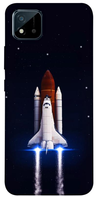 Чехол itsPrint Rocket launch для Realme C11 (2021), космос, купить оптом с доставкой