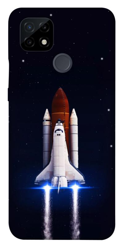 Чехол itsPrint Rocket launch для Realme C21, космос, купить оптом с доставкой