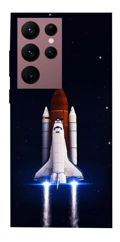 Чехол itsPrint Rocket launch для Samsung Galaxy S22 Ultra, космос, купить оптом с доставкой