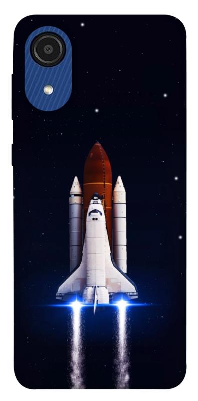Чехол itsPrint Rocket launch для Samsung Galaxy A03 Core, космос, купить оптом с доставкой