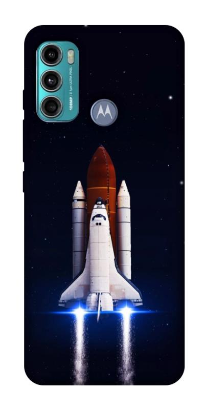 Чохол itsPrint Rocket launch для Motorola Moto G60, космос, купити оптом з доставкою
