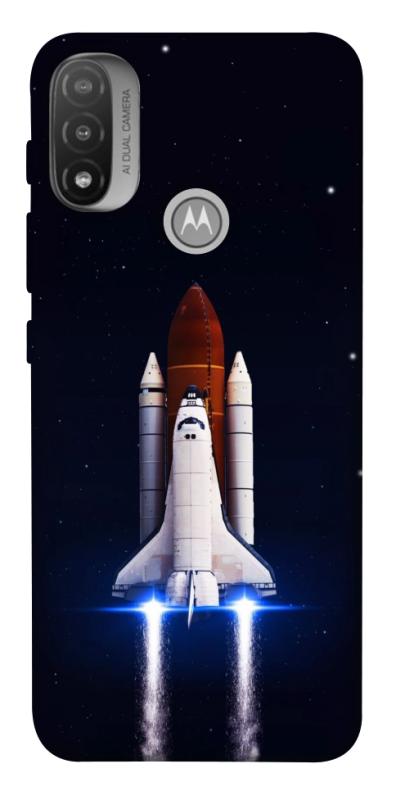Чехол itsPrint Rocket launch для Motorola Moto E20, космос, купить оптом с доставкой
