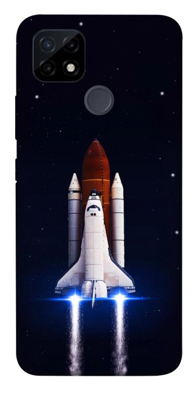 Чехол itsPrint Rocket launch для Realme C12, космос, купить оптом с доставкой