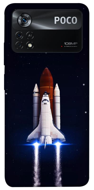 Чехол itsPrint Rocket launch для Xiaomi Poco X4 Pro 5G, космос, купить оптом с доставкой