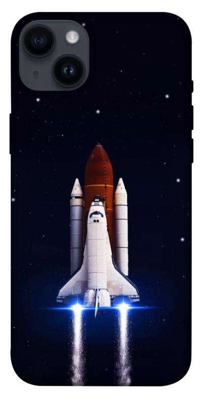 Чехол itsPrint Rocket launch для Apple iPhone 14 Plus (6.7"), космос, купить оптом с доставкой
