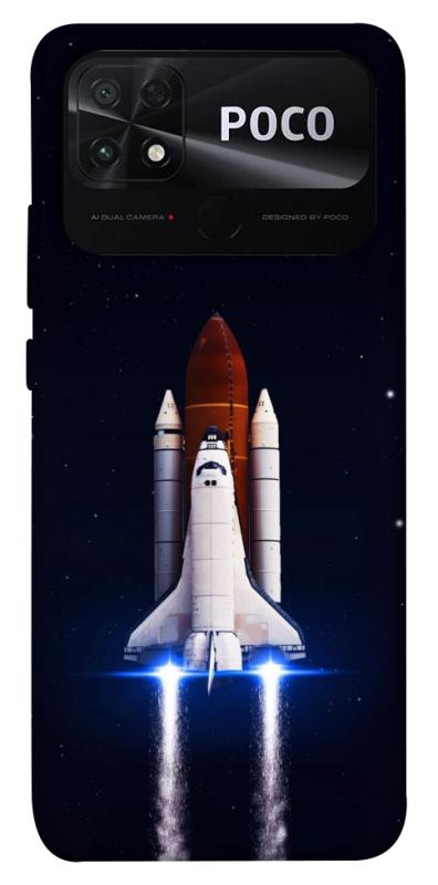 Чохол itsPrint Rocket launch для Xiaomi Poco C40, космос, купити оптом з доставкою