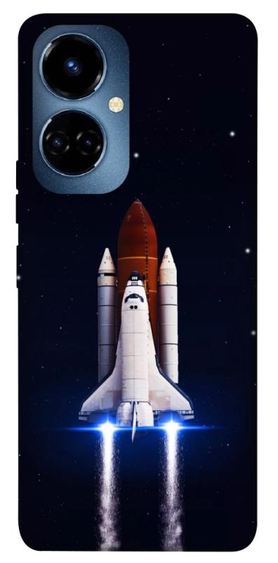 Чохол itsPrint Rocket launch для TECNO Camon 19 (CI6n) / 19 Pro (CI8n), космос, купити оптом з доставкою
