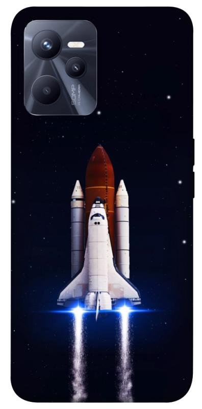 Чехол itsPrint Rocket launch для Realme C35, космос, купить оптом с доставкой