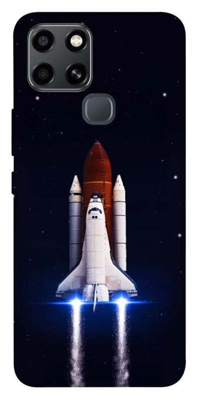 Чохол itsPrint Rocket launch для Infinix Smart 6, космос, купити оптом з доставкою
