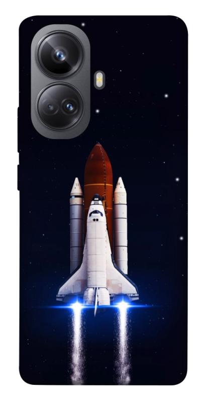 Чехол itsPrint Rocket launch для Realme 10 Pro+, космос, купить оптом с доставкой