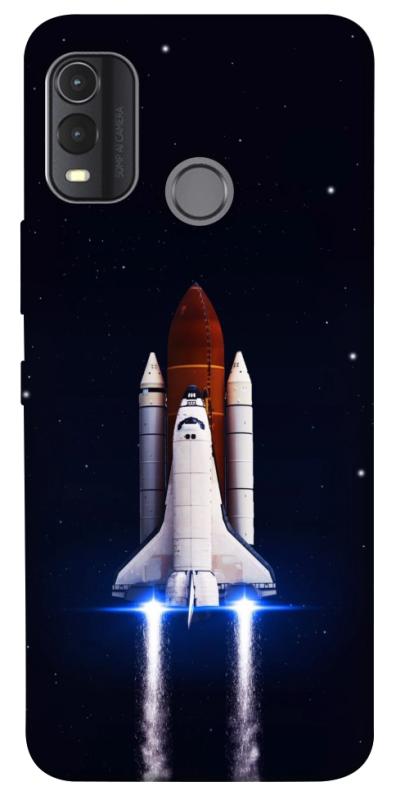 Чехол itsPrint Rocket launch для Nokia G11 Plus, космос, купить оптом с доставкой
