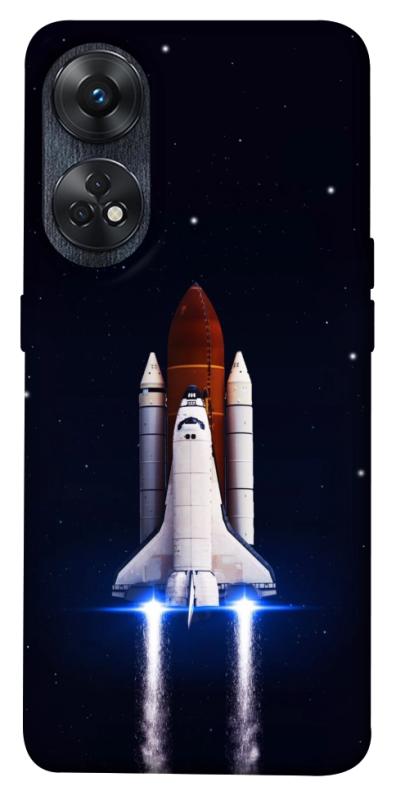Чехол itsPrint Rocket launch для Oppo Reno 8 T 4G, космос, купить оптом с доставкой